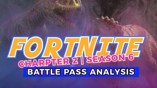 video game, game, tutorial, Purple Fortnite Dinosaur Battle Pass Youtube Thumbnail Template