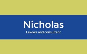 Lawyer And Consultant Business Card
