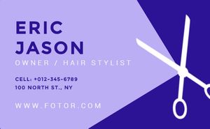Hair Store Business Card