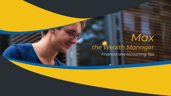 business, manager, accounting, Yellow Financial Company Banner Youtube Channel Art Template
