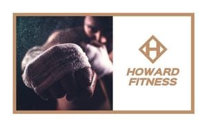 fitness, trainer, sports, Business Card For Gym Business Card Template