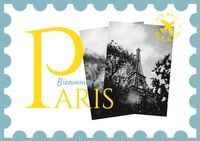 巴黎旅游 明信片