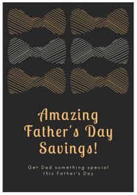 dad, promotion, promo, Father's Day Sale Poster Template