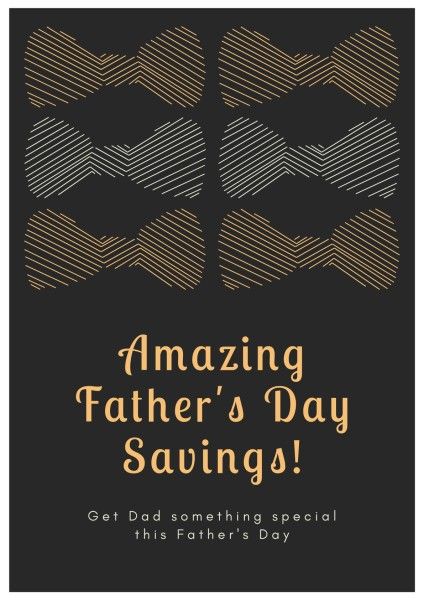Father's Day Sale Poster