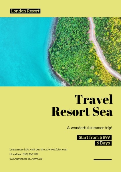 黄海旅游度假区传单 宣传单