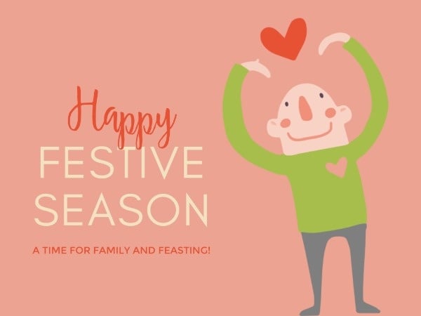 Happy Festive Season Card