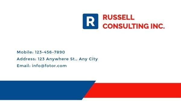 firm, office, marketing, Simple Consulting Business Company Business Card Template