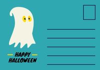 halloween, holiday, vacation, Trick Or Treat Postcard Template