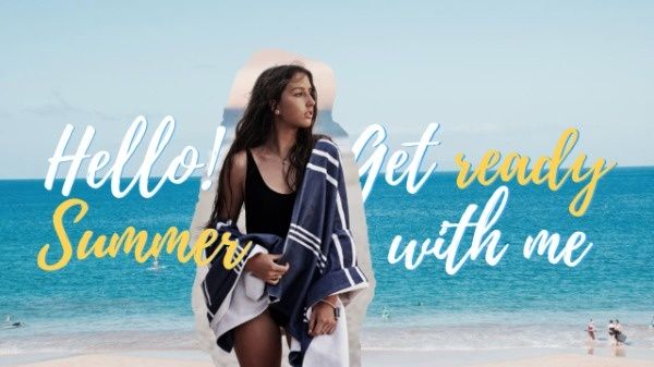 fashion, hotel, journey, Summer Style Youtube Thumbnail Template