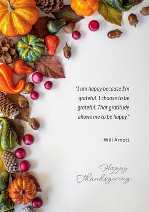 greeting, photo, background, Thanksgiving Quote Poster Template