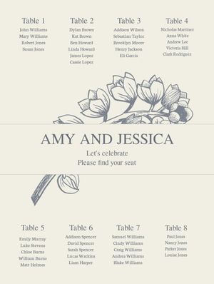 party, gathering, people, Beige Background Seating Chart Template