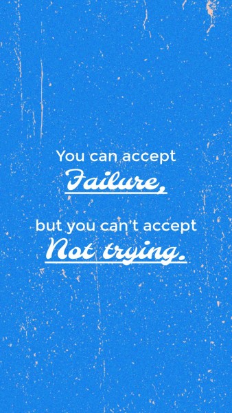 Blue Quote Post Mobile Wallpaper