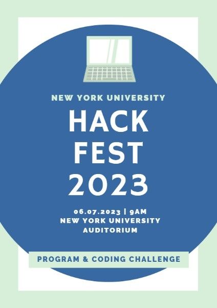 technology, internet, website, Hack Fest Flyer Template