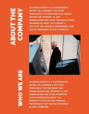 designer, designers, graphic design, Orange New York Art Center Monthly  Report Template