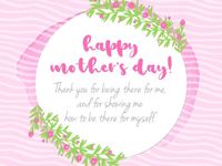 event, wishes, thanks, Happy Mother Day Card Template
