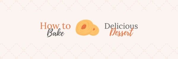 bake, dessert, bakery, Created by the Fotor team Twitter Cover Template