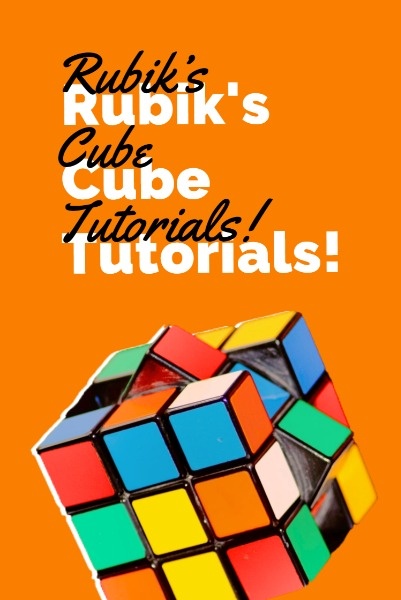 Rubik's Cube Tutorial Pinterest Post