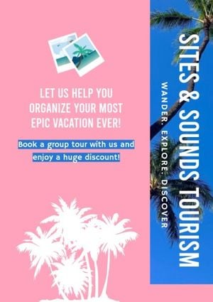 travel, journey, soul, Sites And Sounds Tourism Flyer Template