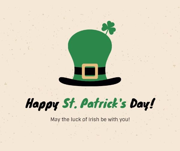 st. patrick, festival, holiday, Green St Patricks Day Facebook Post Template