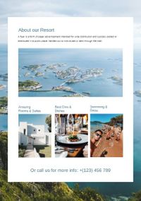旅游度假海传单 宣传单