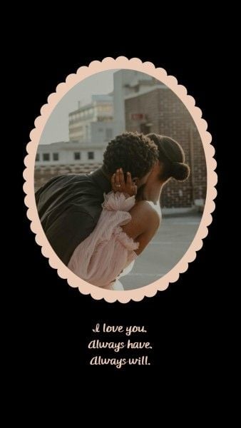 couple, man, woman, Black Sweet Love Instagram Story Template