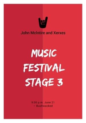 performance, musical, cultural entertainment, Music Festival Poster Template