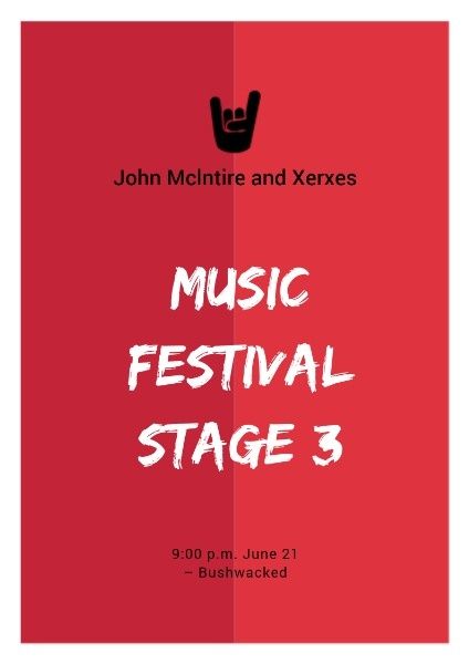 performance, musical, cultural entertainment, Music Festival Poster Template