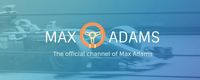 social media, modern, designer, Blue Max Adams Twitch Banner Template
