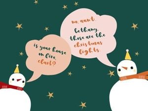 Christmas Snowmen Card