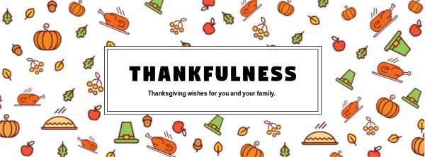 Thanksgiving Wishes Facebook Cover