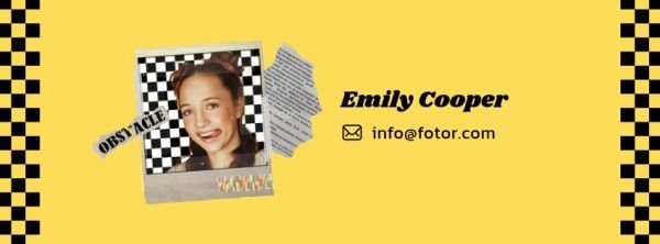 girl, woman, banner, Yellow Youthful Photo Collage Facebook Cover Template