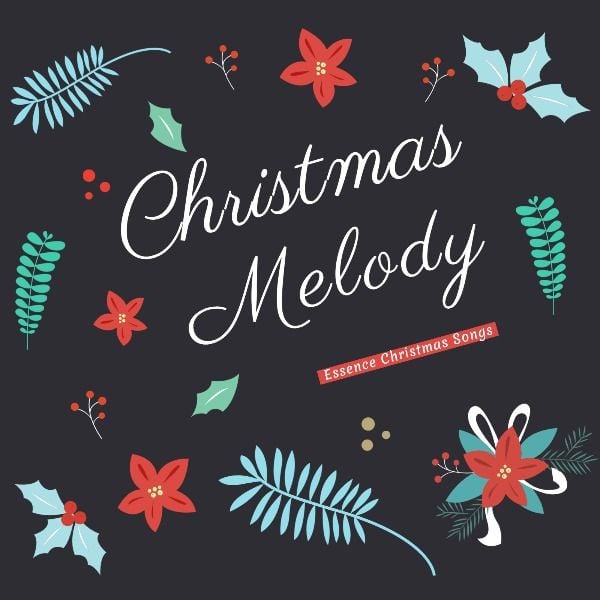 xmas, festival, holiday, Christmas Melody Album Cover Template
