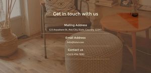 棕色家居室内设计服务网站 网站