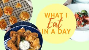 life, lifestyle, social media, Yellow Delicious Food Youtube Thumbnail Template