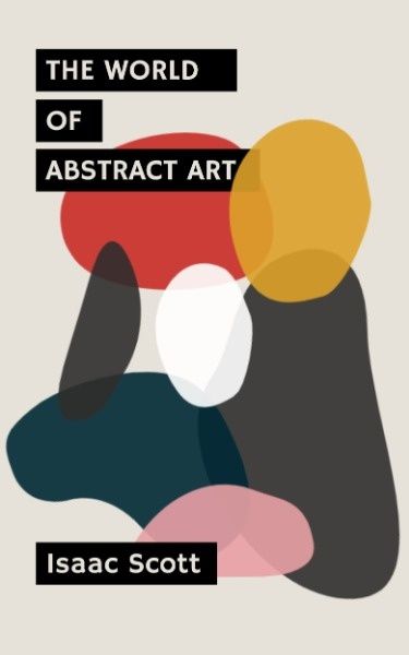 art, artistic, shape, Abstract World Book Cover Template