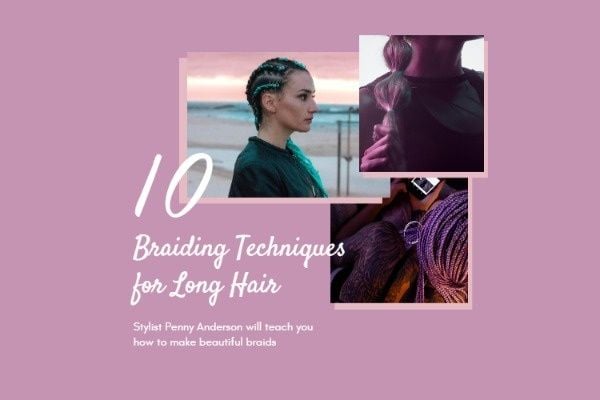 fashion, style, beauty, Braiding Techniques Blog Title Template