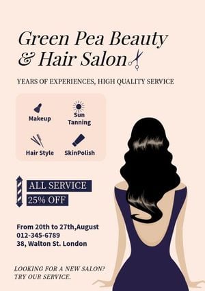 salon, hair salon, hairdressing, Beauty  Poster Template