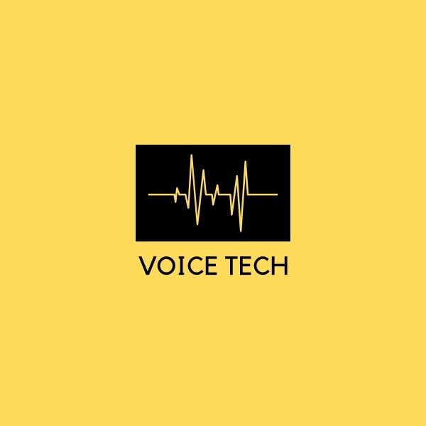 advertisement, business, promotion, Yellow Voice Tech Logo Template