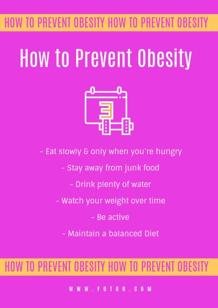 Pink Obesity Poster