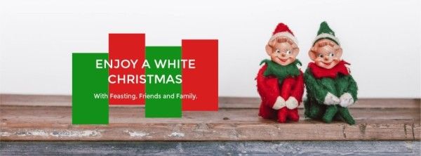 holiday, celebration, weihnachten, White Christmas Facebook Cover Template