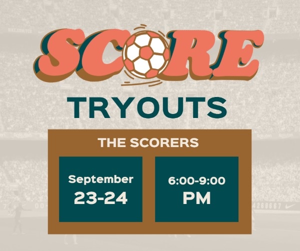Soccer Tryout Post Facebook Post