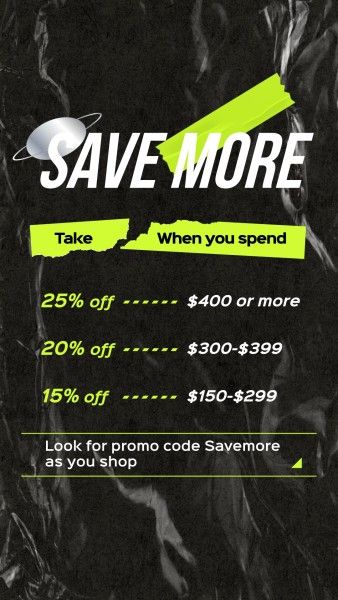 checklist, promotion, promo, Black Friday E-commerce Online Shopping Branding Price List Instagram Story Template