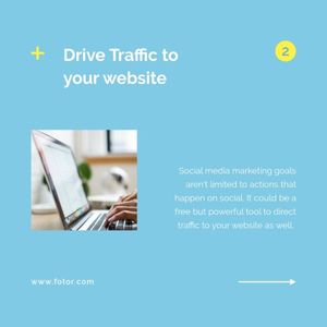 business, steps, infographic, White Blue Simple Social Media Marketing Tips Instagram Post Template