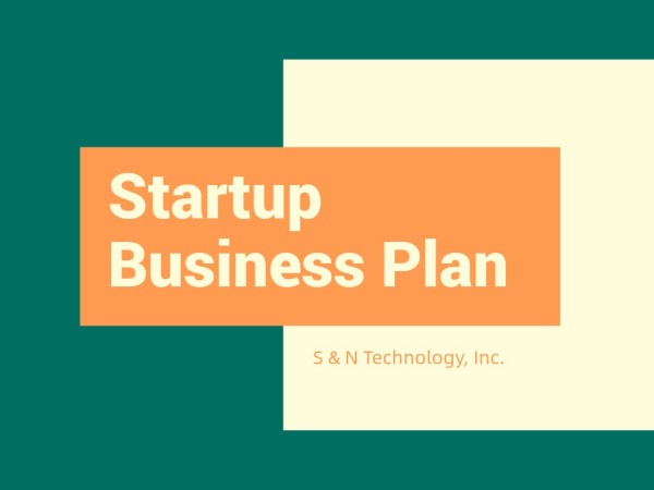 Startup Business Plan Ppt プレゼンテーション (4:3)