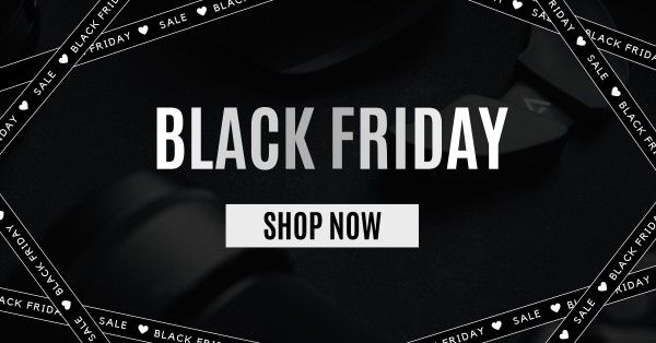 electronic, promotion, business, Black Black Friday Sale  Facebook App Ad Template