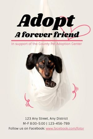 friend, pet, dog, White Background Of Animal Adoption Center Poster Pinterest Post Template