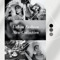 Urban Fashion New Collection Photo Collage (Square)