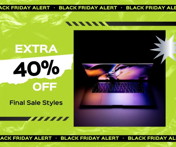 Black Friday E-commerce Online Shopping Branding Sale Discount Facebook Post