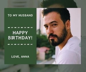 husband, greeting, wishing, Happy Birthday To Your Love Wishes Card Facebook Post Template