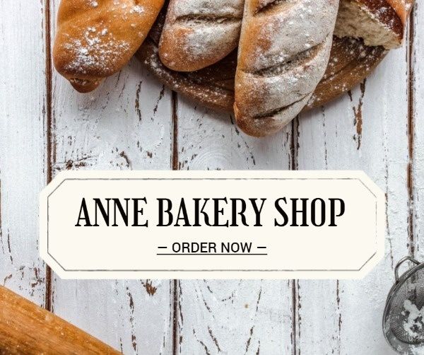 facebook ad, advertisement, ads, Anne Bakery Amazing Shop Facebook Post Template